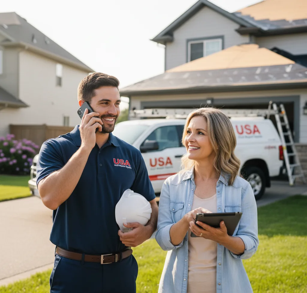 USA Roof Repair Experts customer support in Delmar